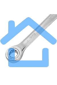 Ключ комбинированный трещоточный Denzel 14702 8 мм, CrV, матовый хром