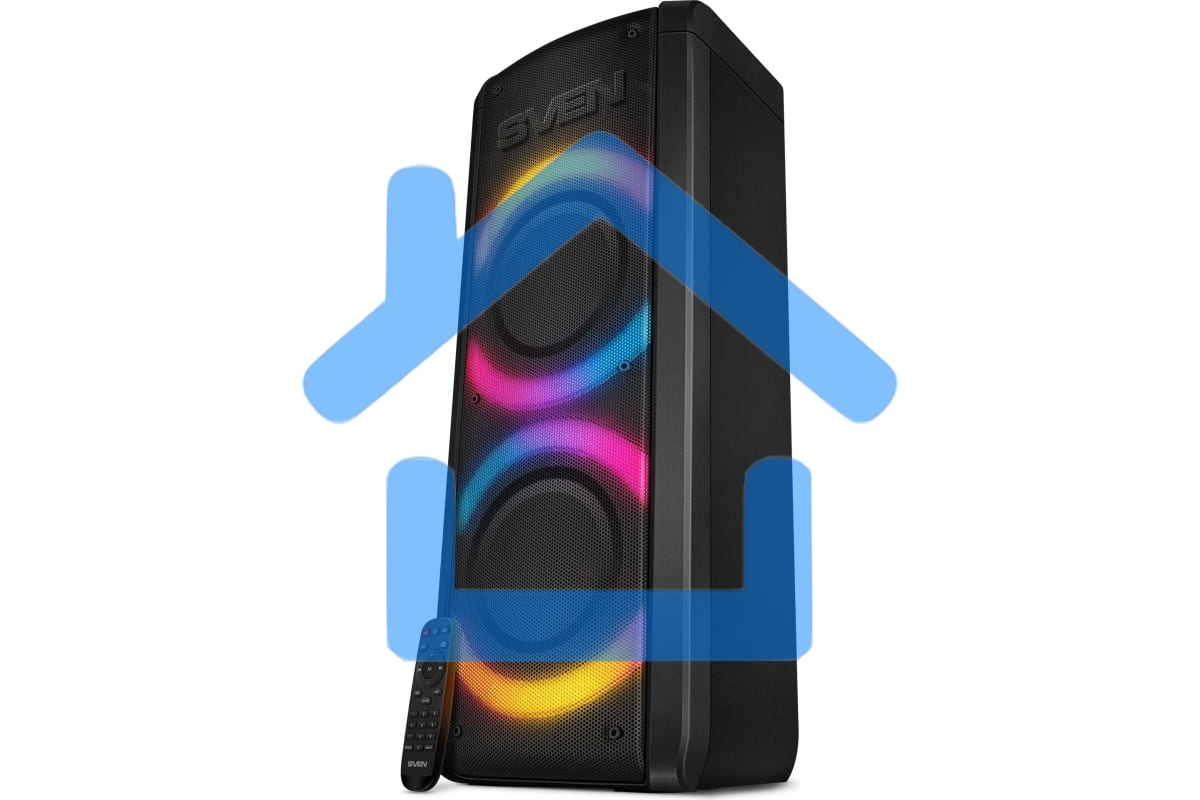 Портативная акустика Sven АС PS-710 черный 100 Вт Bluetooth