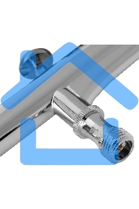 Аэрограф с верхним бачком AB1, 0.2/0.3/0.5 мм, 7 мл, 9 л/мин Denzel