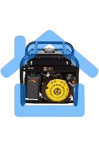 Электрогенератор бензиновый Huter DY4000LX, 3.3 кВт, 68 дБ, 42.2 кг