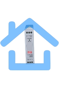 Блок питания AC-DC, 10Вт, вход 85-264V AC, 47-63Гц,120-370В DC, выход 24В,0-0,42A, в кожухе на DIN-рейку