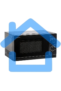 Микроволновая печь Sharp R-2000RK черный, 20 л, 800 Вт, переключатели - поворотный механизм