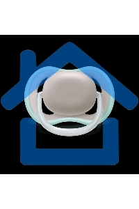 Пустышка Philips Avent ultra air, бежевая без рисунка, 18+ мес., 1 шт.