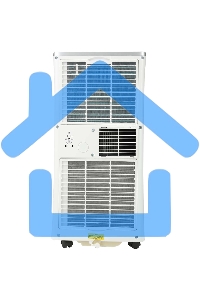Кондиционер мобильный FUNAI MAC-CA25CON04 9000 BTU, 19 м², 54/55 дБ, охлаждение, осушение, белый