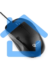 Мышь проводная Gembird MOP-110 черный, 1000 dpi, USB, кнопки - 3