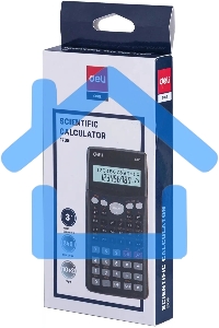 Калькулятор научный Deli E1705 черный 10+2-разр.