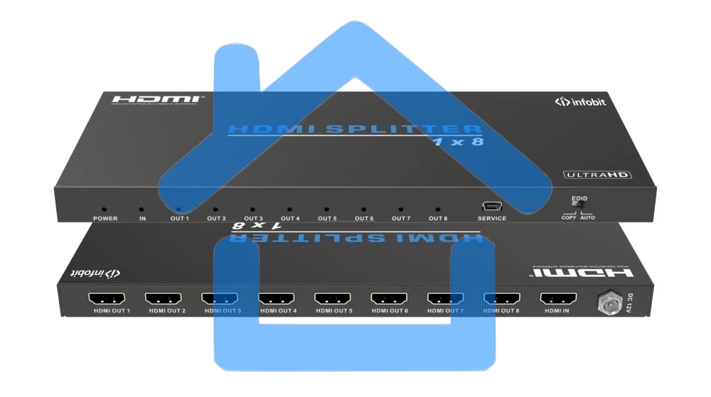 Усилитель - распределитель Infobit iSwitch 108 1х8 HDMI 4K60