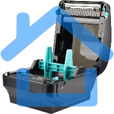 Принтер наклеек G&G GG-D410 стационарный, прямая термопечать, 203 dpi, 152 мм/сек, USB черный