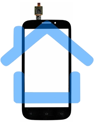 Сенсорное стекло (тачскрин) для Fly IQ4404 Spark, черное