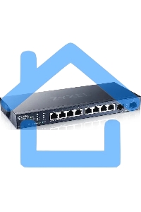 Мультигигабитный Smart L3 Lite коммутатор Zyxel NebulaFlex XMG1915-10E, 8xRJ-45: 1/2.5G, 2xSFP+, бесшумный (без вентилятора)