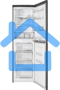 Холодильник Atlant ХМ-4623-159-ND черный металлик двухкамерный 187/125л морозилка снизу