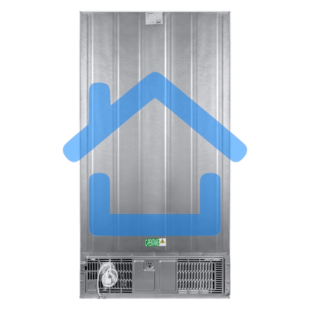 Холодильник Maunfeld MFF177NFWE белый двухкамерный 263/170л морозилка сбоку, No Frost, Side by Side