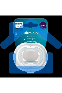 Пустышка Philips Avent ultra air, бежевая без рисунка, 18+ мес., 1 шт.