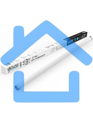Лампа светодиодная Gauss Elementary T8 10Вт 4000К G13 780лм 600мм стекло поворотная