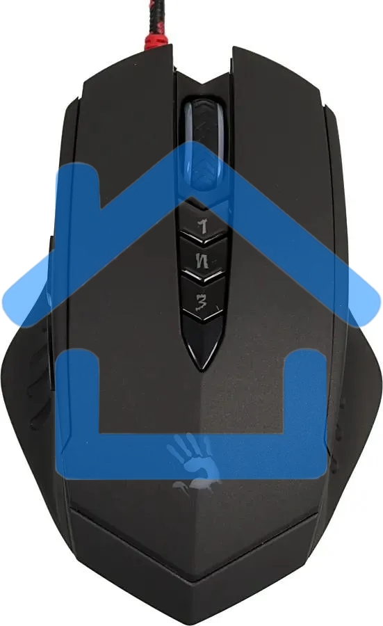 Мышь проводная A4Tech Bloody V8M Max черный, 12000 dpi, USB, кнопки - 10