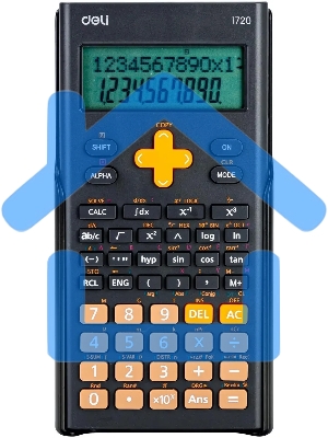 Калькулятор научный Deli E1720-black черный 12-разр.
