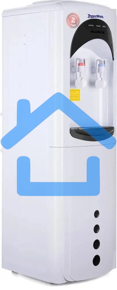 Кулер Aqua Work 17-LDR напольный электронный белый/черный