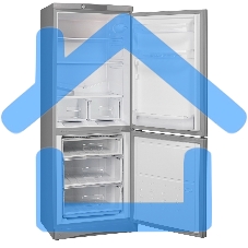 Холодильник Indesit ES 16 GA двухкамерный 193/85 л морозилка снизу, капельная система серебристый