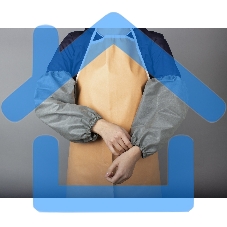 Нарукавники (ткань Диагональ прорезиненная,460) серый