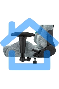 Кресло игровое Бюрократ VIKING KNIGHT LT28 FABRIC серо-голубой крестовина металл/пластик