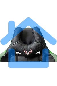 Кресло игровое Бюрократ VIKING 5 AERO LGREEN черный/салатовый искусственная кожа