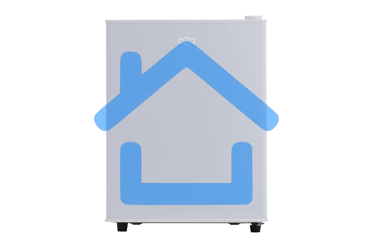 Холодильник OLTO RF-070 серебристый однокамерный 65/5л морозилка сверху