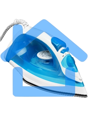 Утюг Starwind SIR2045 1800Вт голубой/белый