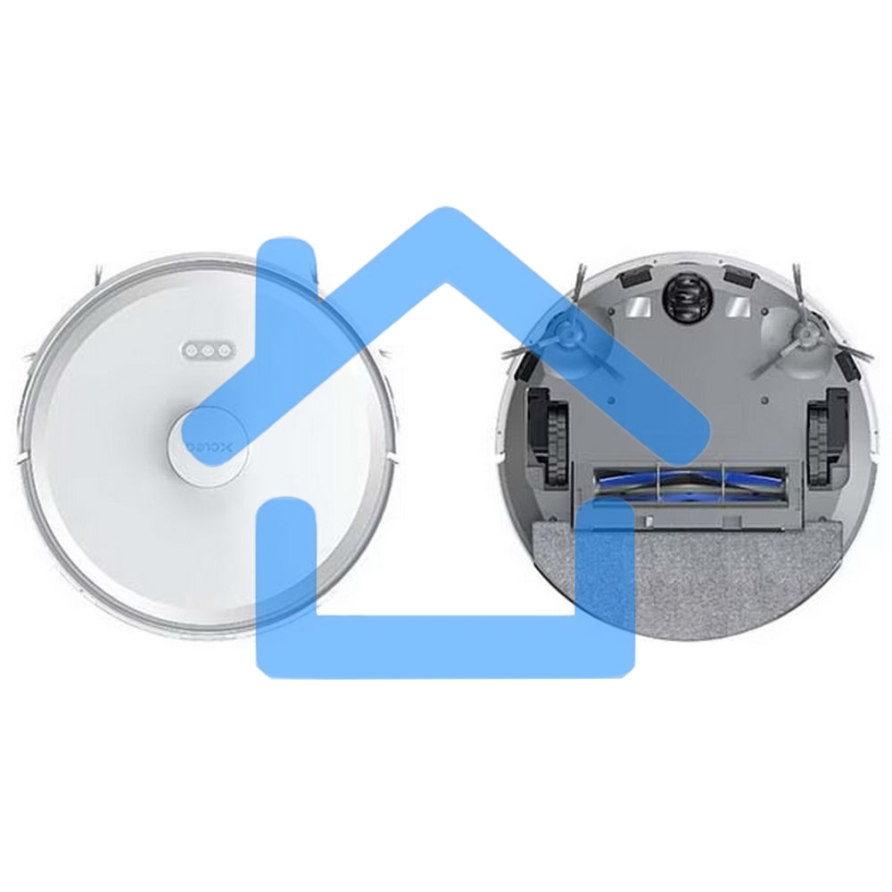 Робот-пылесос Roidmi Smart Robot Vacuum and Mop Cleaner H30Plus белый, 52 Вт, 5200 мА·ч, уборка сухая/влажная, пылесборник контейнер 0.25 л