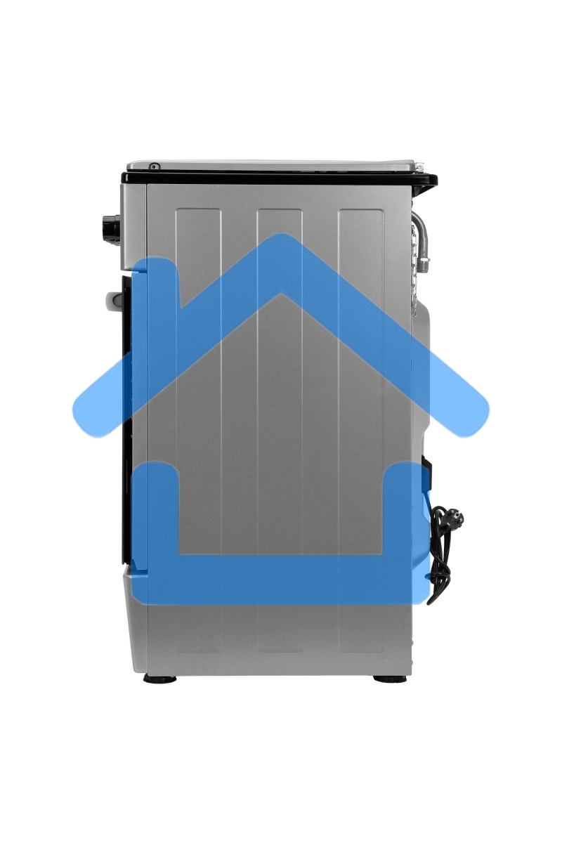 Плита комбинированная Kraft KF-FSK5302ES серый, конфорок 4 газовых, духовка 58 л, 50 см x 85.5 см x 55 см