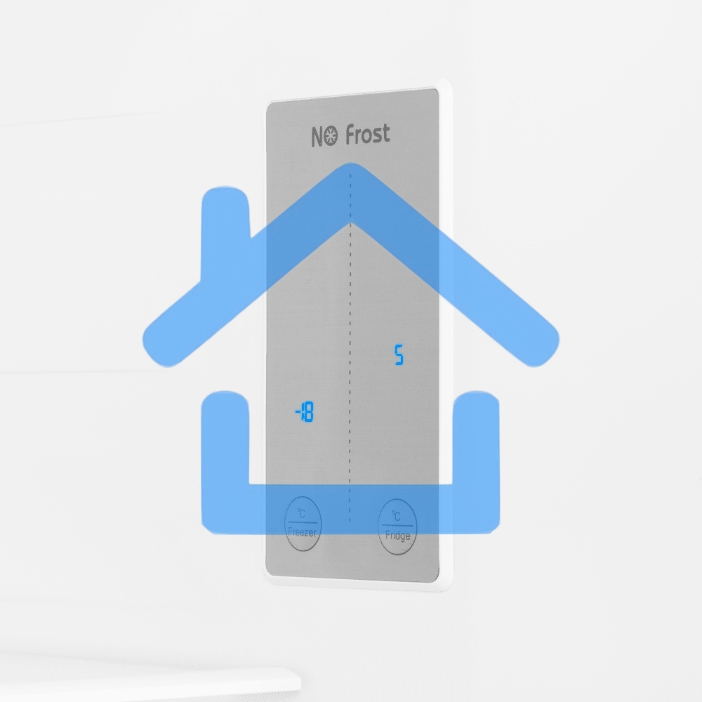 Холодильник Maunfeld MFF177NFWE белый двухкамерный 263/170л морозилка сбоку, No Frost, Side by Side