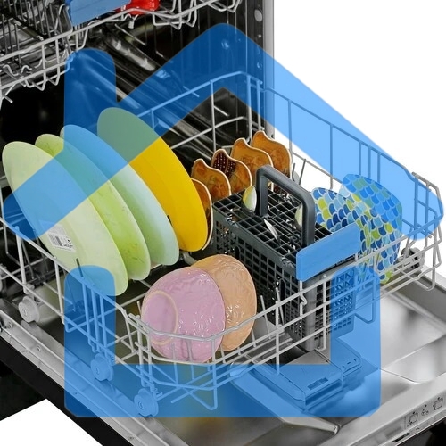 Посудомоечная машина Beko BDFN25521B, черная, 59.8 см, 15 компл., 44 дБ, класс A