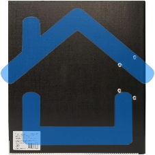 Папка-регистратор Silwerhof 2022106 A4 50мм, двусторонний ПВХ, черный, металлическая окантовка, сборная (упаковка: 2шт)