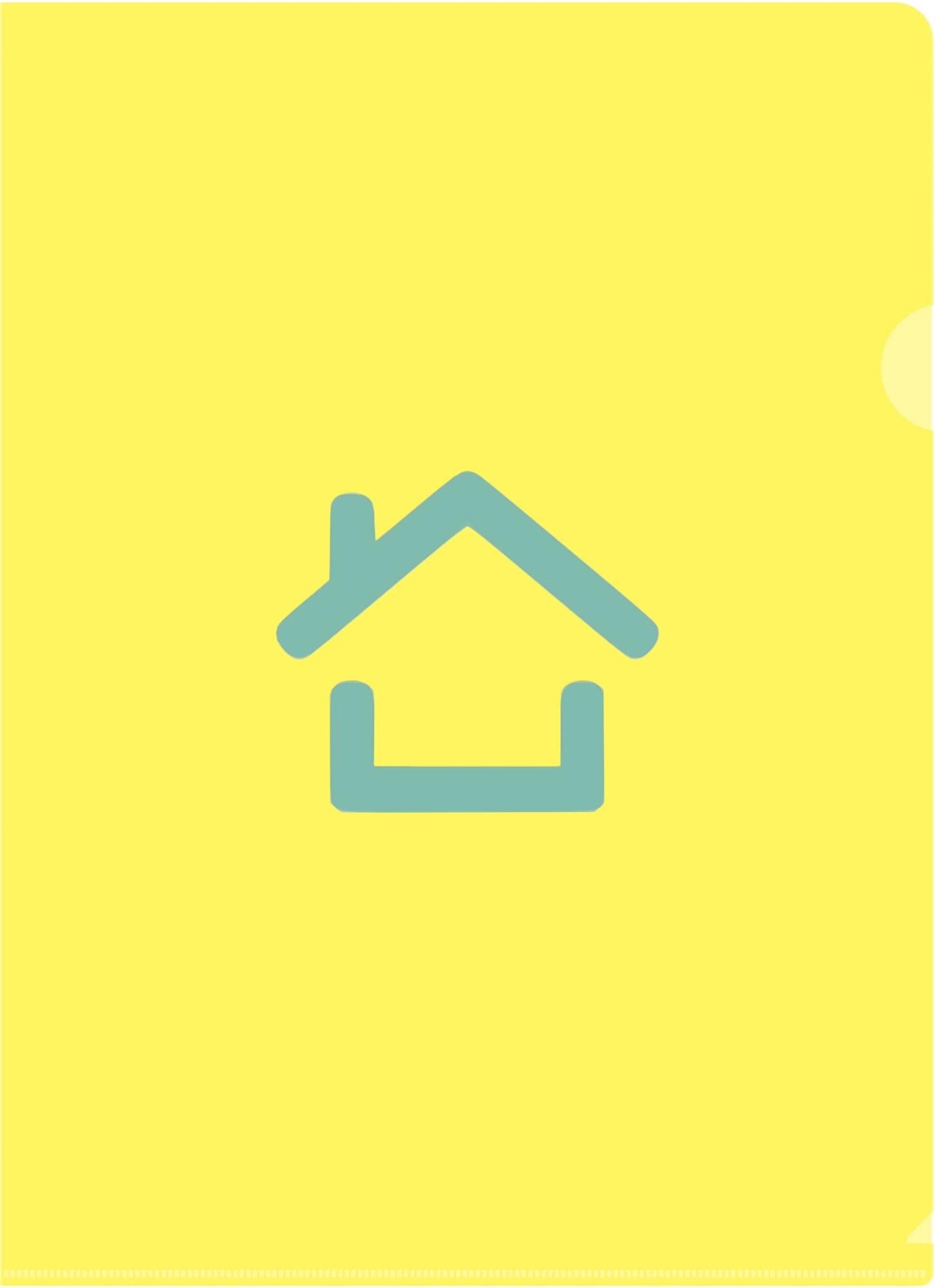 Папка-уголок Silwerhof Eco тисненый A4, пластик, 0.12мм, желтый