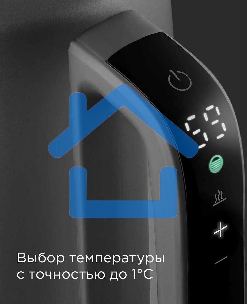 Чайник электрический Redmond KM238 1.7 л, 2200 Вт, серый