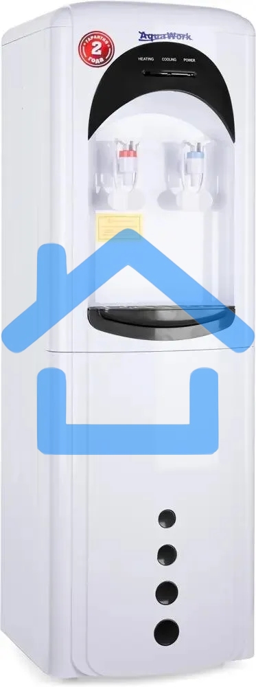 Кулер Aqua Work 17-LDR напольный электронный белый/черный