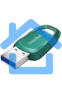 Флешка USB 256 Gb SanDisk CZ96 Ultra Eco, USB 3.2 Green