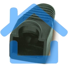 Изолирующий колпачок Hyperline BOOT-BK-10 для разъемов RJ-45, черный (10 шт.)