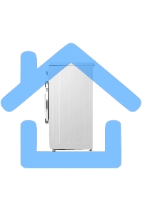 Стиральная машина LG F1096ND3 белая, загрузка фронтальная 6кг, 1000 об/мин., класс: A