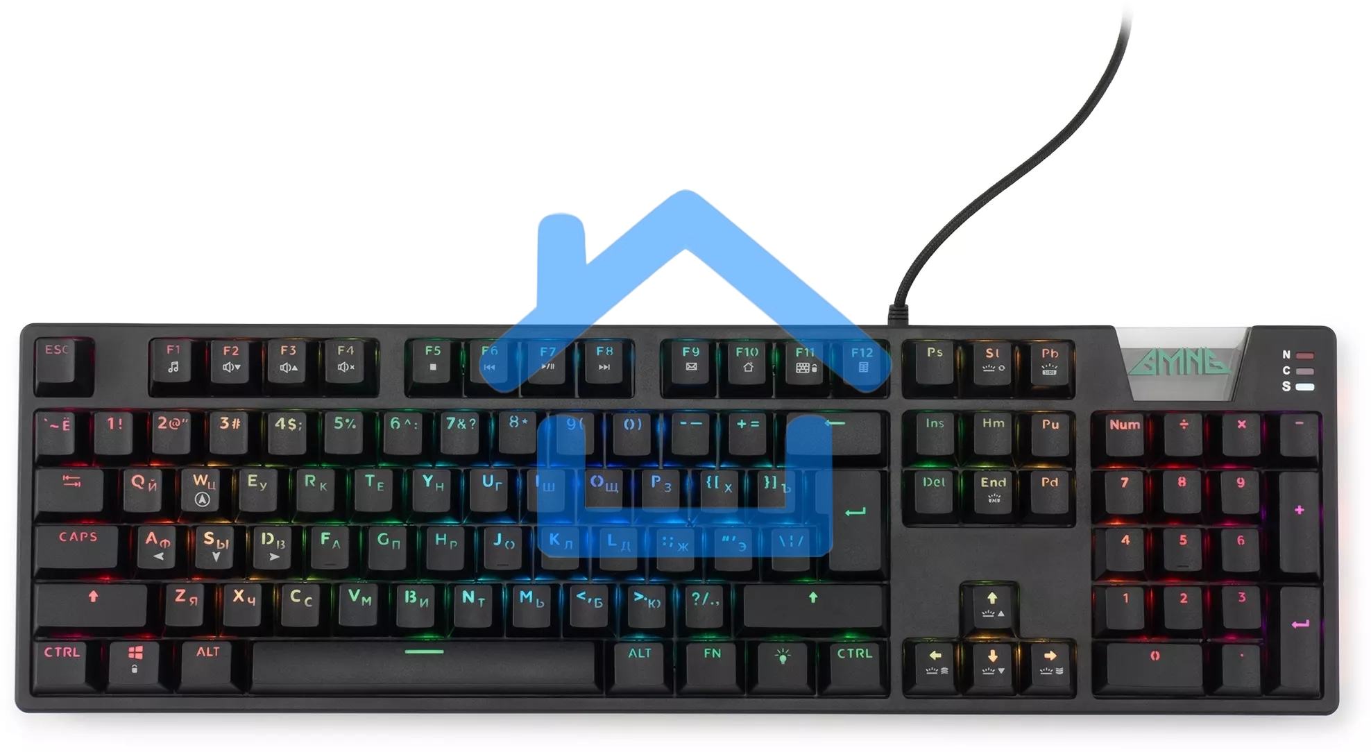 Клавиатура GMNG GG-KB780X (1910518) проводная, USB, черный