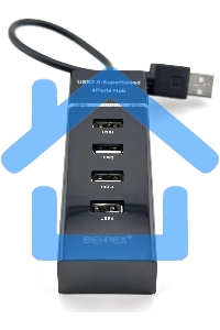 Разветвитель USB 2.0 BPH-920 4порт. черный
