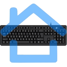 Клавиатура Оклик K175 черный USB Multimedia