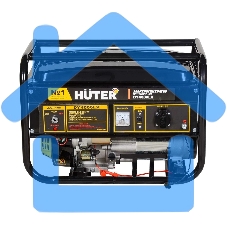 Электрогенератор бензиновый Huter DY4000LX, 3.3 кВт, 68 дБ, 42.2 кг