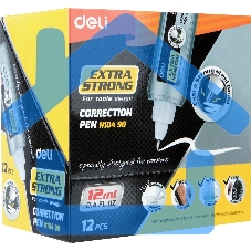 Ручка корректор Deli EH10490 шариковый белый 12мл
