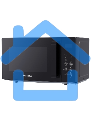 Микроволновая печь SUPRA 20SB27 черный, 20 л, 700 Вт, переключатели - сенсор