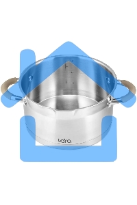 Кастрюля LARA LR02-342 Берлин 3,1 л 20x11см нержавеющая сталь, с крышкой