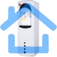 Кулер Aqua Work 17-LDR напольный электронный белый/черный