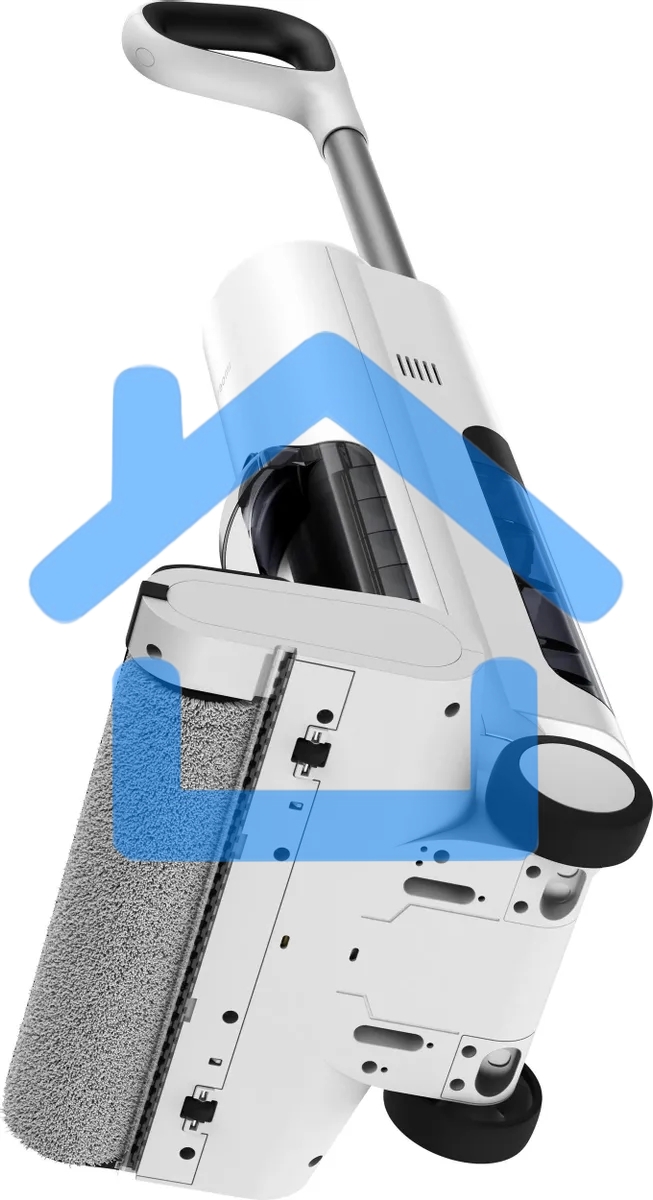 Пылесос вертикальный Xiaomi TRUCLEAN W20 WET DRY белый, питание от аккумулятора, 200 Вт, уборка влажная/сухая, пылесборник 0.55 л, работа от АКБ max 30 мин