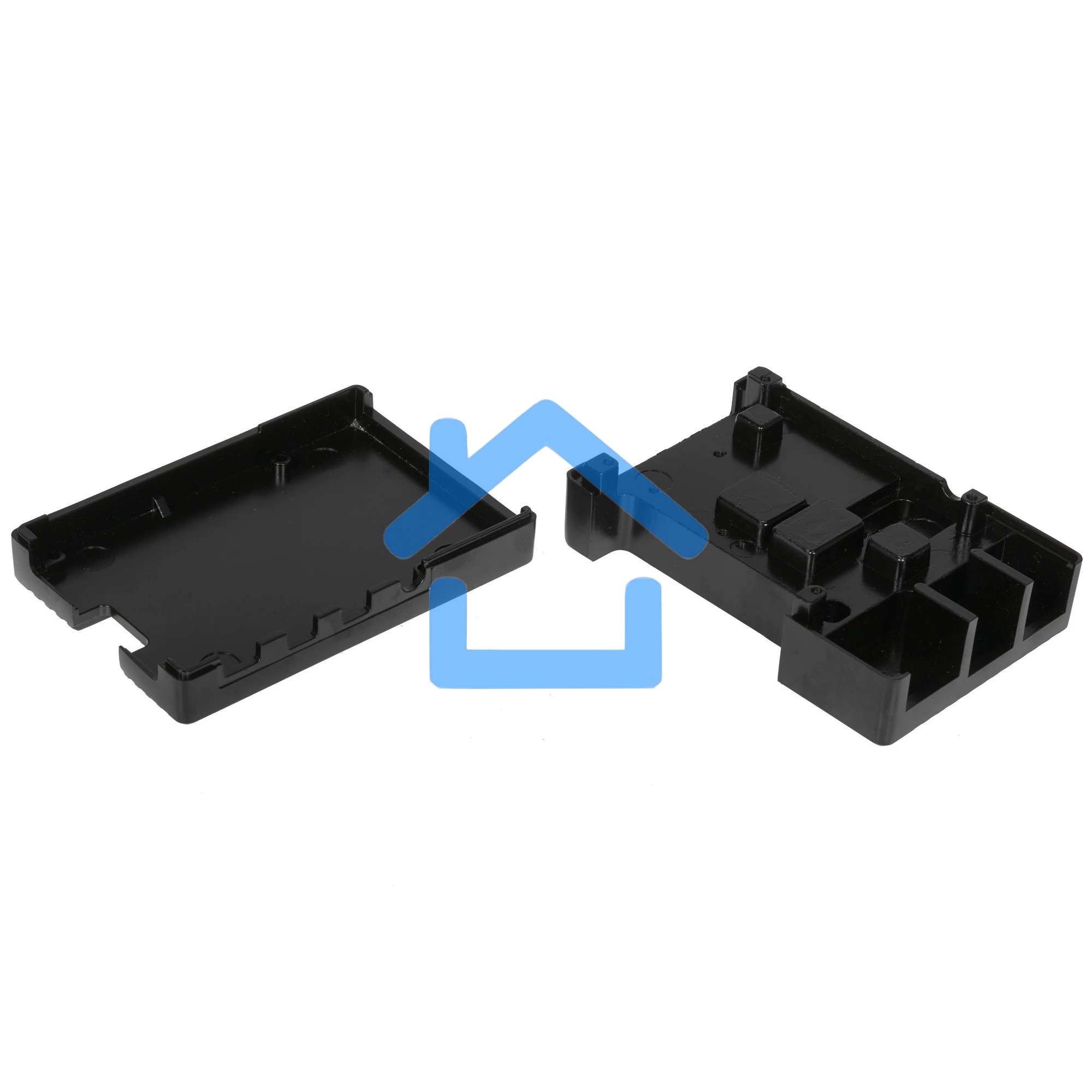 Корпус Qumo Aluminum case with black fan, Raspberry Pi 4, black(RS022)