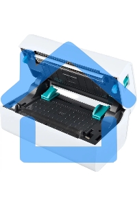 Принтер наклеек G&G GG-D420 стационарный, прямая термопечать, 203 dpi, 152 мм/сек, USB, белый