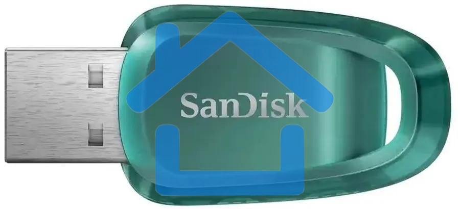 Флешка USB R/W 256Gb SanDisk CZ96 Ultra Eco, USB 3.2 Green